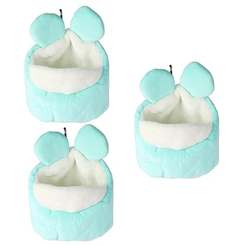 VDLLQYN, 3 Stück Hamster-Nest, Haustier-Schlafnest, Eichhörnchen-Haus, Bett, kleine Tiere, for Aufhängen, Bett, Ratte, for Aufhängen,Nester für kleine Haustiere von VDLLQYN