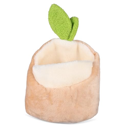VDLLQYN, Hamsternest Haustier Kleines Chinchillahaus Warmes Kaninchenfell Hamsterhaus Winterrattennest SMA,Nester für kleine Haustiere VDLLQYN, Hamsternest Haustier Kleines Chinchillahaus Warmes Kaninchenfell Hamsterhaus Winterrattennest SMA,Nester für kleine Haustiere von VDLLQYN