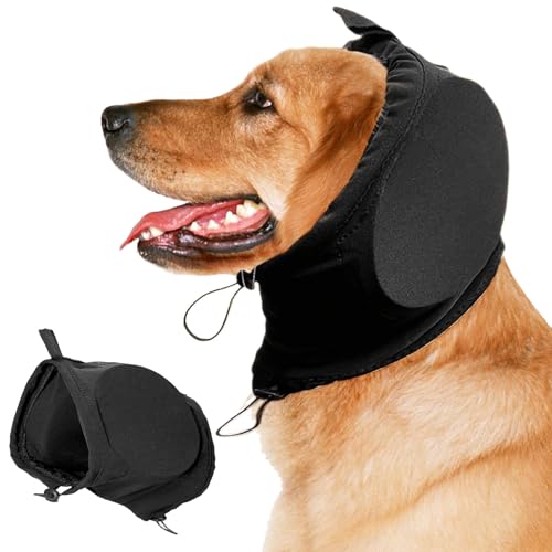 VEGCOO Hundeohren Abdeckung, Komfort Hunde Ohrenschützer Lärmschutz (M) von VEGCOO