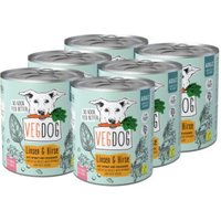 VEGDOG Nassfutter Adult Linsen & Hirse Vorteilspack 800 g von VEGDOG