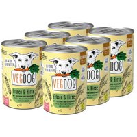 VEGDOG Nassfutter Senior Erbsen & Hirse Vorteilspack 6x400 g VEGDOG Nassfutter Senior Erbsen & Hirse Vorteilspack 6x400 g von VEGDOG