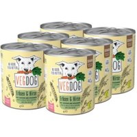 VEGDOG Nassfutter Senior Erbsen & Hirse Vorteilspack 6x800 g VEGDOG Nassfutter Senior Erbsen & Hirse Vorteilspack 6x800 g von VEGDOG