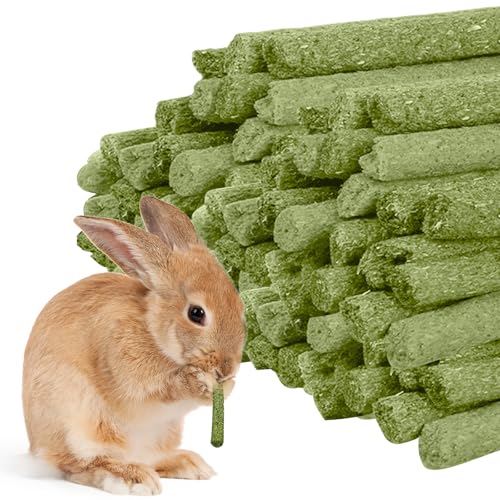 VEGOATY 40 StückTimothy Heu Sticks, Kaninchen Kauspielzeug Zähne Schleifen Spielzeug Natürliches Timothy Hay Kleintiere Zahnpflege Snacks für Häschen Chinchilla Meerschweinchen Rennmäuse Hamster VEGOATY 40 StückTimothy Heu Sticks, Kaninchen Kauspielzeug Zähne Schleifen Spielzeug Natürliches Timothy Hay Kleintiere Zahnpflege Snacks für Häschen Chinchilla Meerschweinchen Rennmäuse Hamster von VEGOATY