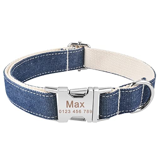 Benutzerdefiniertes Nylonhalsband Für Haustiere,Weiss,M Benutzerdefiniertes Nylonhalsband Für Haustiere,Weiss,M von VEKETE