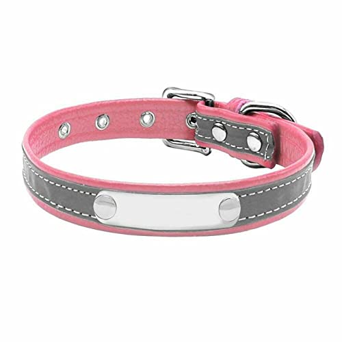 Hundehalsband Tag Mädchen Junge Katze Kätzchen Welpenhalsbänder Klein Mittel Einstellbar,Hundehalsband Rosa,S 25-32cm Hundehalsband Tag Mädchen Junge Katze Kätzchen Welpenhalsbänder Klein Mittel Einstellbar,Hundehalsband Rosa,S 25-32cm von VEKETE