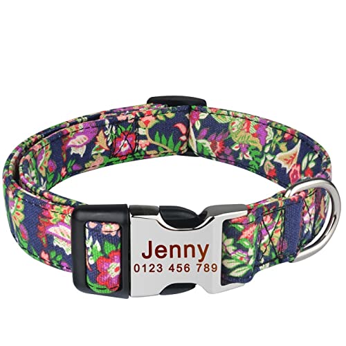 Kleines Großes Personalisiertes Hundehalsband Männlich Weiblich Haustier Benutzerdefinierte Gravierte Namensmarke,S 26-39cm Kleines Großes Personalisiertes Hundehalsband Männlich Weiblich Haustier Benutzerdefinierte Gravierte Namensmarke,S 26-39cm von VEKETE