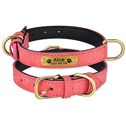 Personalisierte Hundehalsbänder Personalisiertes Hundehalsband Hunde-ID-Tags Verstellbare Große Mittelgroße Kleine Hundewelpen,Rot Mit Etikett,XS Personalisierte Hundehalsbänder Personalisiertes Hundehalsband Hunde-ID-Tags Verstellbare Große Mittelgroße Kleine Hundewelpen,Rot Mit Etikett,XS von VEKETE
