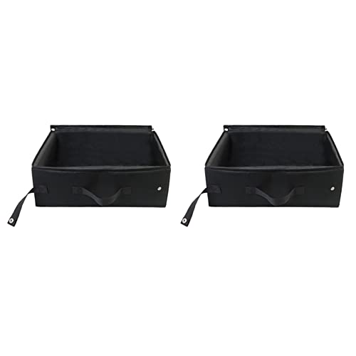 VENEKA 2 x wasserdichte tragbare Toiletten-Reisebox, tragbare Box, faltbare Sitzstreu VENEKA 2 x wasserdichte tragbare Toiletten-Reisebox, tragbare Box, faltbare Sitzstreu von VENEKA