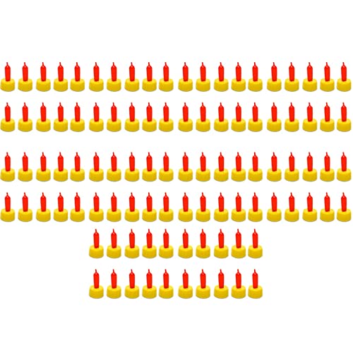 VENEKA 200 Pcs Lamm Spezial Nippel Trinker Ziegenmilch Getränk Nippel Latex Weiche Nippel Fütterung Orphan Lamm Hund Kalb von VENEKA