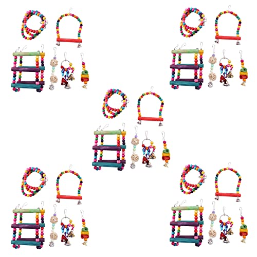 VENEKA 30 Stück Papagei Spielzeug, Schaukel Spielzeug Kauen Hängende Hängematte Schaukel Glocke Haustier Klettern Spielzeug Spielzeug VENEKA 30 Stück Papagei Spielzeug, Schaukel Spielzeug Kauen Hängende Hängematte Schaukel Glocke Haustier Klettern Spielzeug Spielzeug von VENEKA