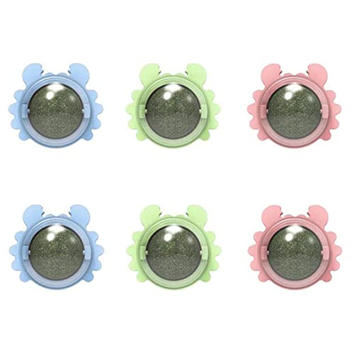 VENEKA 6 STÜCKE Katzenminze Wand Ball Katzen Spielzeug Essbare Katze Lecken Spielzeug Katze Kau Spielzeug Zähne Putzen Katzen Spielzeug Drehbares Drinnen Katzen Spielzeug VENEKA 6 STÜCKE Katzenminze Wand Ball Katzen Spielzeug Essbare Katze Lecken Spielzeug Katze Kau Spielzeug Zähne Putzen Katzen Spielzeug Drehbares Drinnen Katzen Spielzeug von VENEKA