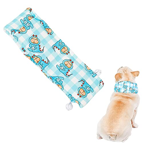 Kühlendes Hundehalstuch, Sommer-Eis-Hundehalstücher | sofortiger Kühlschal für Hunde, atmungsaktives Haustier-Kühlhalsband für Bulldogge, separates Taschen-Design Ventdouce von VENTDOUCE