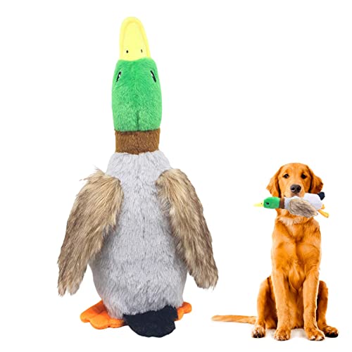 VENTDOUCE Ausgestopftes Hundespielzeug für Aggressive Kauer | Welpen-Kauspielzeug aus doppellagigem Stoff,Plüsch-Enten-Hundespielzeug, lustiger Begleiter, tägliche Unterhaltung, waschbares, von VENTDOUCE