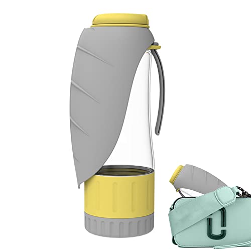 Hunde Reise Wasserflasche | Tragbare Hundewasserflasche, Faltbar | Hund Wasserflasche Reise für Spazierengehen, Wandern, Reisen von VENTDOUCE