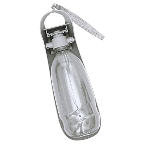 VENTDOUCE Hunde-Wasserflasche mit Spender – 525 ml, auslaufsichere Haustier-Reiseflasche für Reisen, Wandern, lange Reisen, gepresste Wasserflaschen für Hunde, Katzen von VENTDOUCE