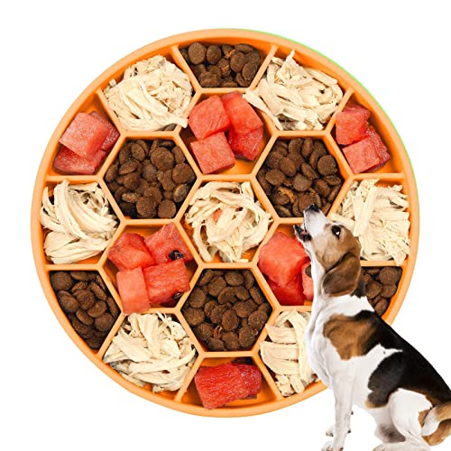 Hundenäpfe für große Hunde, langsamer Fressnapf – Futternapf für Spaß, verhindert Ersticken, gesundes Design, Hundenapf für große Rassen / mittelgroße Hunde / kleine Rassen von VENTDOUCE