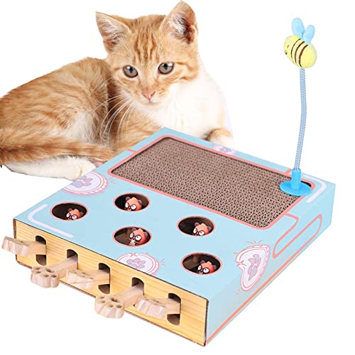 VENTDOUCE Interaktives Spielzeug für Katzen, 3-in-1 Indoor-Katzen-Bereicherungs-Spielzeug – Katzen-Bereicherungs-Spielzeug, Fang-Mäuse-Spiel, Katzen-Puzzle-Spielzeug, lustiges Kätzchen-Spielzeug it VENTDOUCE Interaktives Spielzeug für Katzen, 3-in-1 Indoor-Katzen-Bereicherungs-Spielzeug – Katzen-Bereicherungs-Spielzeug, Fang-Mäuse-Spiel, Katzen-Puzzle-Spielzeug, lustiges Kätzchen-Spielzeug it von VENTDOUCE