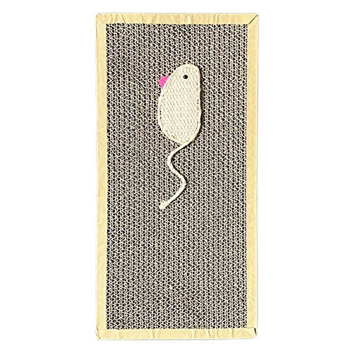 Katzenkratzmatte | Katzenkratzer Karton | Wendebrett Wellpappe Katzenkratzer Karton für Indoor-Katzen, langlebiges Textur-Design Katzenkratzmatte | Katzenkratzer Karton | Wendebrett Wellpappe Katzenkratzer Karton für Indoor-Katzen, langlebiges Textur-Design von VENTDOUCE