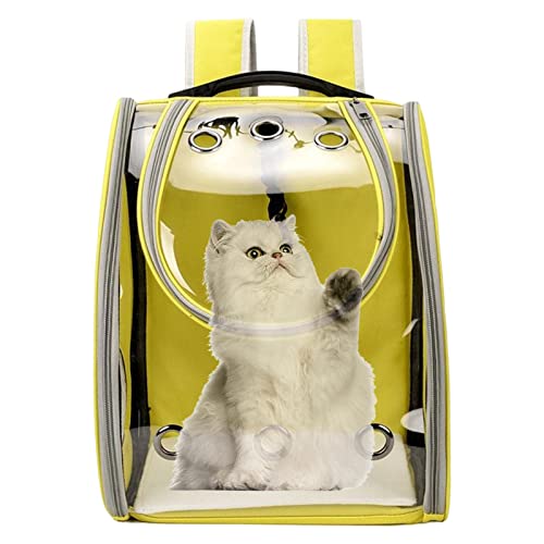 VENTDOUCE Katzentasche – Katzenrucksack für kleine Hunde und Katzen – Raumkapseln Katzen und Welpen, transparente Taschen für Reisen, Wandern, Spazierengehen und den Außenbereich, kleiner von VENTDOUCE