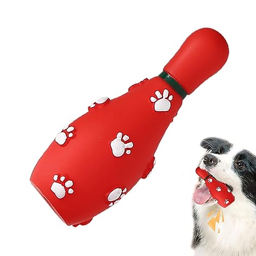 VENTDOUCE Kauspielzeug für Hunde - Weihnachts-Design-Quietschspielzeug für Hunde | Multifunktionales, bissfestes Beißring-Trainingsspielzeug für Welpen, Kätzchen, Haustiere, Katzen von VENTDOUCE