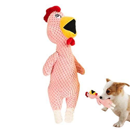 VENTDOUCE Pet Quietschende Plüschtiere - Langlebiges Plüschtier Kauspielzeug für Hunde mit Quietscher - Self Play Dog Squeeze Toy für zahnärztliches Beißen, um langweilige Zeit zu reduzieren von VENTDOUCE