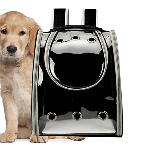 Rucksack für Katzen, mit Raumkapseln, für Katzen und Welpen, transparente Taschen für Reisen, Wandern, Spaziergänge und den Außenbereich, kleiner Hunderucksack Rucksack für Katzen, mit Raumkapseln, für Katzen und Welpen, transparente Taschen für Reisen, Wandern, Spaziergänge und den Außenbereich, kleiner Hunderucksack von VENTDOUCE