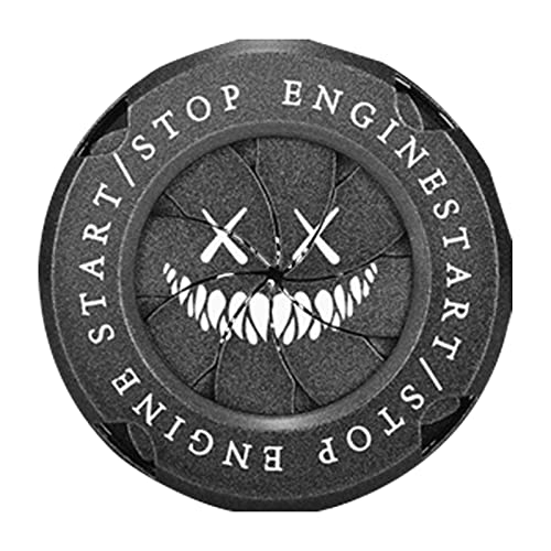 Start-Start-Knopf-Abdeckung, Spin Engine Legierung Start-Stopp-Tasten-Abdeckung – professioneller Schutz, Auto-Start-Stopp-Tasten-Abdeckung, DIY-Auto-Dekoration für Geburtstag Start-Start-Knopf-Abdeckung, Spin Engine Legierung Start-Stopp-Tasten-Abdeckung – professioneller Schutz, Auto-Start-Stopp-Tasten-Abdeckung, DIY-Auto-Dekoration für Geburtstag von VENTDOUCE