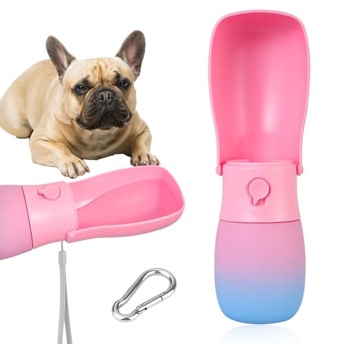 Tragbare Hunde-Wasserflasche, Reisefreundlich, Reise-Wasserflasche mit Karabiner, platzsparender Wasserspender für Welpen, Katzen, Haustiere zum Spazierengehen, Wandern, Reisen Tragbare Hunde-Wasserflasche, Reisefreundlich, Reise-Wasserflasche mit Karabiner, platzsparender Wasserspender für Welpen, Katzen, Haustiere zum Spazierengehen, Wandern, Reisen von VEPOUYU