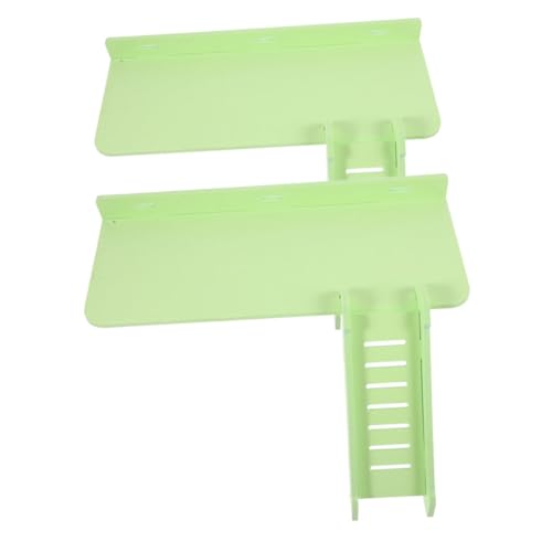 VERDANVERSE 1 Satz Hamster- Hamsterkäfig Hamsterregal Klettern interaktiv Chinchilla klein Hamster Hamster Spielplatz Hamsterplattform Hamster Plattform PVC Green von VERDANVERSE