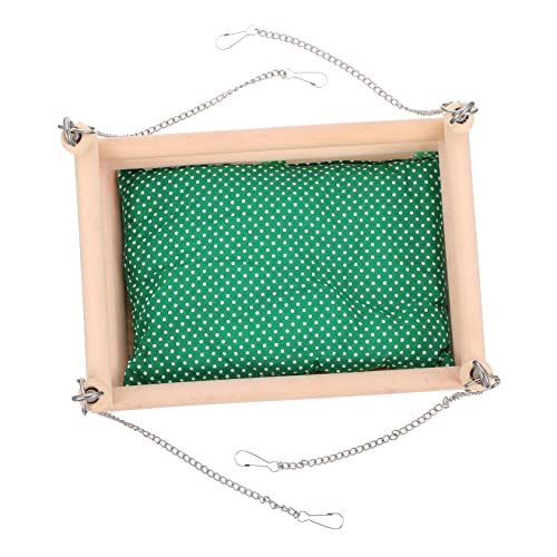 VERDANVERSE 1 Satz Hamster Holzhängematte Hängematte Für Kleine Tiere Hängematte Für Hamster Kleines Tier Hängen Hamster -hängematte Nest Kleines Haustierbett Einstreu Für Hamster Groß Hölzern von VERDANVERSE