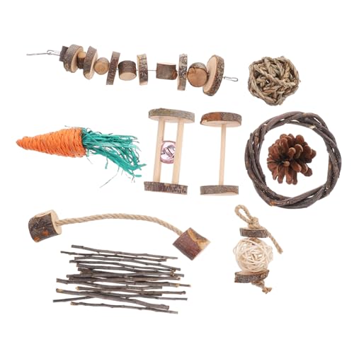 VERDANVERSE 1 Satz Hamster hamsterspielzeug Nagetier Snacks Molnar Nagetier Käfig Zubehör für Hamsterzähne Nahrungssuche Hasenspielzeug Rattenkäfig-Zubehörset hölzern VERDANVERSE 1 Satz Hamster hamsterspielzeug Nagetier Snacks Molnar Nagetier Käfig Zubehör für Hamsterzähne Nahrungssuche Hasenspielzeug Rattenkäfig-Zubehörset hölzern von VERDANVERSE