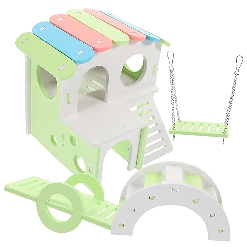 VERDANVERSE 1 Satz Hamsterspielzeugnest Loch Plüsch Hamsterröhren Und Tunnel Hamster Unterschlupf Versteckt Hamsterbrücke Nagetier Klein Haustier Dekoration Light Green PVC VERDANVERSE 1 Satz Hamsterspielzeugnest Loch Plüsch Hamsterröhren Und Tunnel Hamster Unterschlupf Versteckt Hamsterbrücke Nagetier Klein Haustier Dekoration Light Green PVC von VERDANVERSE