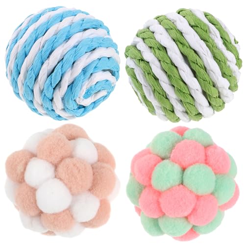 VERDANVERSE 1 Satz Katzenspielzeug Kätzchen-Spielzeugball Interaktives Ballspielzeug für Katzen Weiches Ballspielzeug für Kätzchen für Katzenbälle Bälle für Katzen Plüschkugel VERDANVERSE 1 Satz Katzenspielzeug Kätzchen-Spielzeugball Interaktives Ballspielzeug für Katzen Weiches Ballspielzeug für Kätzchen für Katzenbälle Bälle für Katzen Plüschkugel von VERDANVERSE