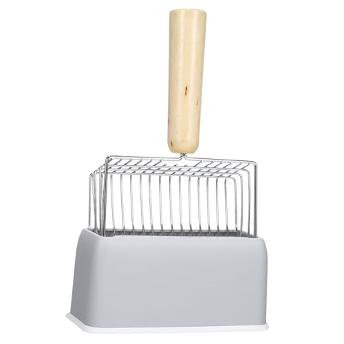 VERDANVERSE 1 Satz Katzenstreu Schaufel mit Holzhandlungen Haustiere Schaufeln für Katzenstreu Müllschaufel Katzenstreu Scoop Haustier-Katzenstreu-Schaufel Metallstreu Scoop Abs Grau VERDANVERSE 1 Satz Katzenstreu Schaufel mit Holzhandlungen Haustiere Schaufeln für Katzenstreu Müllschaufel Katzenstreu Scoop Haustier-Katzenstreu-Schaufel Metallstreu Scoop Abs Grau von VERDANVERSE