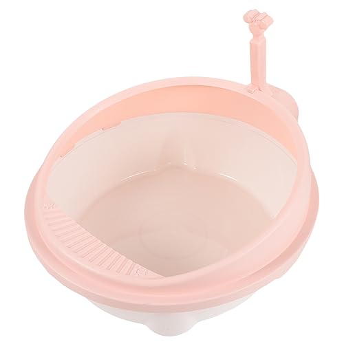 VERDANVERSE 1 Satz Katzentoilette Behälter Mülleimer Scoop Groß Halb Wurf Klein Bedeckt Drinnen Katzenversorgung Haustiertoilette Katze Bettpfanne Rosa Plastik VERDANVERSE 1 Satz Katzentoilette Behälter Mülleimer Scoop Groß Halb Wurf Klein Bedeckt Drinnen Katzenversorgung Haustiertoilette Katze Bettpfanne Rosa Plastik von VERDANVERSE