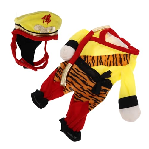 VERDANVERSE 1 Satz Sonne Wukong Hundekleidung Hundemantel Hundekostüme für große Hunde kleine Hundekleidung männlich Haustier-Hoodie Hund Halloween-Kostüme Junge Welpenkostüm Stoff von VERDANVERSE