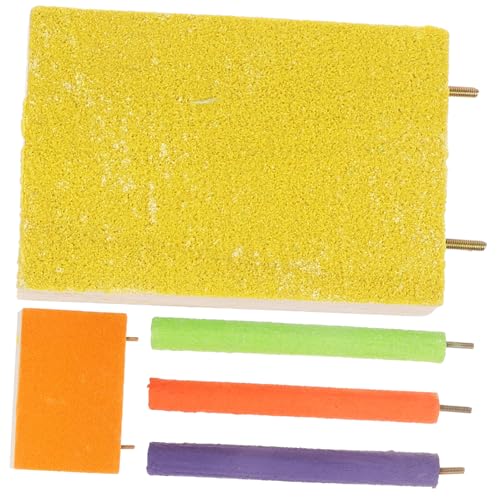 VERDANVERSE Papagei Spielzeug aus Holz Kauspielzeug für Vögel Verstellbare Sitzstangen 5 Stück Geschmacksneutral und Langlebig für Papageien und Sittiche VERDANVERSE Papagei Spielzeug aus Holz Kauspielzeug für Vögel Verstellbare Sitzstangen 5 Stück Geschmacksneutral und Langlebig für Papageien und Sittiche von VERDANVERSE