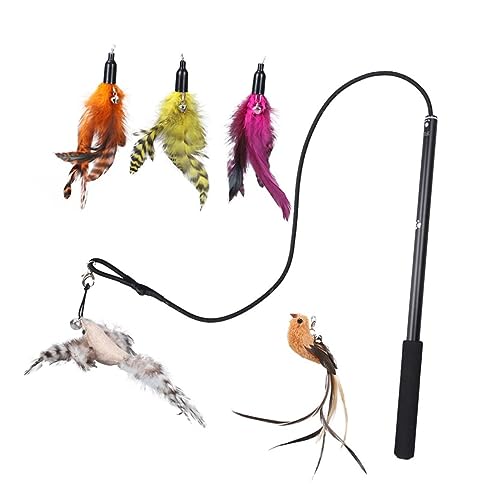 VERDANVERSE 1 Set Teleskop Katzenangel Katzenangelstab Katzenstab Süßes Katzenangelspielzeug Kauspielzeug Schwingendes Katzenübungsspielzeug Bereicherung Für Kätzchen Gummi VERDANVERSE 1 Set Teleskop Katzenangel Katzenangelstab Katzenstab Süßes Katzenangelspielzeug Kauspielzeug Schwingendes Katzenübungsspielzeug Bereicherung Für Kätzchen Gummi von VERDANVERSE