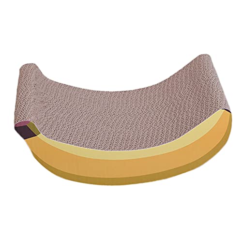 VERDANVERSE 1 Stück Banana Corrugated Cat Kratzbaum Kratzunterlage Für Katzen Kätzchen Kratzbaum Banane Kätzchen Kratzbrett Gebogen Katzenkratzspielzeug Kratzer Karton Kratzen Yellow VERDANVERSE 1 Stück Banana Corrugated Cat Kratzbaum Kratzunterlage Für Katzen Kätzchen Kratzbaum Banane Kätzchen Kratzbrett Gebogen Katzenkratzspielzeug Kratzer Karton Kratzen Yellow von VERDANVERSE