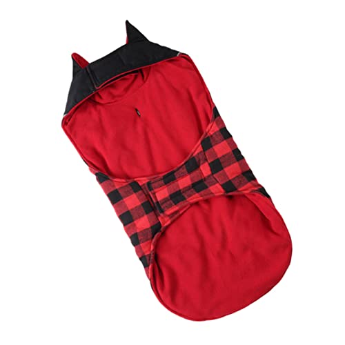 VERDANVERSE 1 Stück Haustier-Weihnachtskleidung Pet Raincoat Pet Jacket Pet Clothes for Large Dogs Pet warm Clothes Regenbekleidung für Haustiere regenfeste Kleidung für Hunde Polyester rot VERDANVERSE 1 Stück Haustier-Weihnachtskleidung Pet Raincoat Pet Jacket Pet Clothes for Large Dogs Pet warm Clothes Regenbekleidung für Haustiere regenfeste Kleidung für Hunde Polyester rot von VERDANVERSE