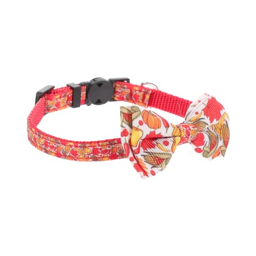 VERDANVERSE 1 Stück Katzenhalsband Haustiere Für Katzenfliege Bogen Kragen De Selbst Katzenhalsbänder Für Katzen Stilvoll Name Haustier Für Katzen Schild Polyester Orange von VERDANVERSE