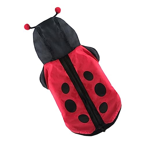 VERDANVERSE 1 Stück Marienkäferhund -Baumwollmantel Dame Festival Cosplay-Kleidung Für Haustiere Marienkäfer Hundekostüm Katzenkleidung Lustig Kittel Party Hundekleid Kostüme Black Polyester VERDANVERSE 1 Stück Marienkäferhund -Baumwollmantel Dame Festival Cosplay-Kleidung Für Haustiere Marienkäfer Hundekostüm Katzenkleidung Lustig Kittel Party Hundekleid Kostüme Black Polyester von VERDANVERSE