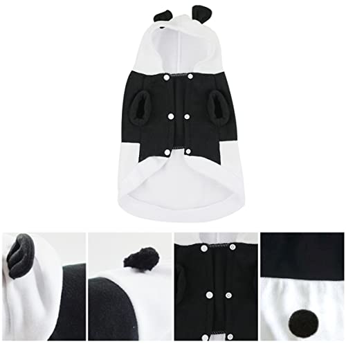 VERDANVERSE 1stück Panda Kostüm Für Haustiere Bequeme Hundekleidung Für Herbst Und Winter Süßes Und Stylisches Outfit Für Kleine Und Mittelgroße Hunde Einfach Anzuziehen Und Leicht Zu von VERDANVERSE