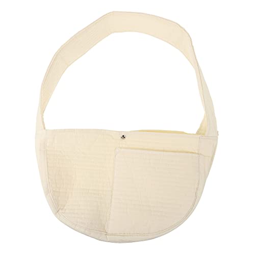 VERDANVERSE 1 Stück Tragbare Haustiertasche Geschirr Körper Tragetuch für Katzen Welpentragetasche für kleine Hunde gehen Dein Tragetasche für Katzen Trageschlaufe für Hunde Polyester Beige von VERDANVERSE