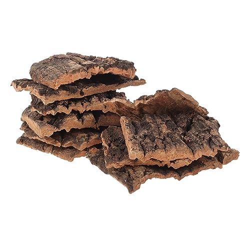 VERDANVERSE 10 Stück Dekoration Aus Champagnerrinde Korkrinde Von Reptilien Für Reptilienbecken Reptilienrindendekor Reptil Kork Kletterplattform Für Reptilien Gecko Holz Coffee von VERDANVERSE