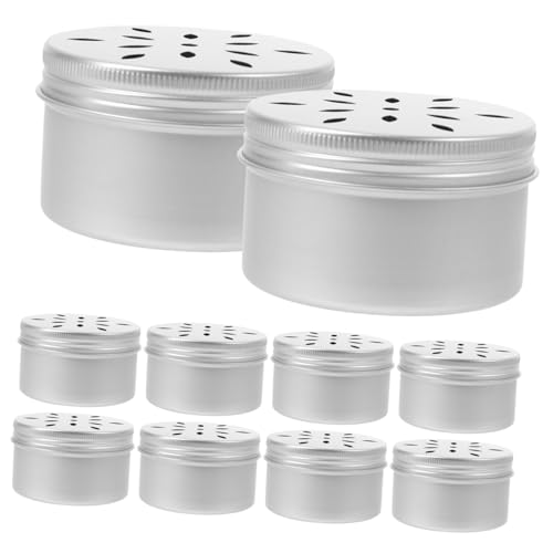 VERDANVERSE 10 Stück Teiliges Hundegeruchstrainings Behälter mit Belüftungsöffnungen Aluminium Dufttraining Werkzeug für Nasenarbeit für Hundetraining und Aroma Container VERDANVERSE 10 Stück Teiliges Hundegeruchstrainings Behälter mit Belüftungsöffnungen Aluminium Dufttraining Werkzeug für Nasenarbeit für Hundetraining und Aroma Container von VERDANVERSE