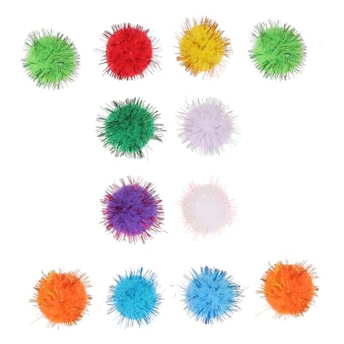 VERDANVERSE 100 Stück Katzen Spielbälle Interaktive Katzenspielzeuge Glitzerbälle für Indoor Katzen Fördert Bewegung und Spielspaß und Langlebiges Material VERDANVERSE 100 Stück Katzen Spielbälle Interaktive Katzenspielzeuge Glitzerbälle für Indoor Katzen Fördert Bewegung und Spielspaß und Langlebiges Material von VERDANVERSE