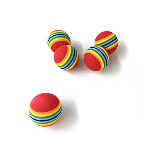 VERDANVERSE 12 Stück Eva Regenbogen Ball Interaktives Kauspielzeug für Hunde Langlebig Leicht und Sicher für Haustiere für Training Freien VERDANVERSE 12 Stück Eva Regenbogen Ball Interaktives Kauspielzeug für Hunde Langlebig Leicht und Sicher für Haustiere für Training Freien von VERDANVERSE