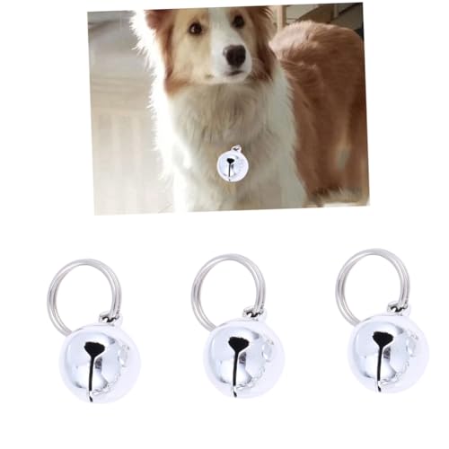 VERDANVERSE 12 Stück Kupfer Haustier Glocken Silberfarben Leichte Katzen Hundehalsband Anhänger Offene Pet Bells zur Einfachen Befestigung Langlebig und Dekorativ für Haustiere VERDANVERSE 12 Stück Kupfer Haustier Glocken Silberfarben Leichte Katzen Hundehalsband Anhänger Offene Pet Bells zur Einfachen Befestigung Langlebig und Dekorativ für Haustiere von VERDANVERSE