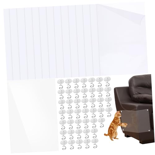 VERDANVERSE 15 Stück Kratzfester Aufkleber für Sofa PVC Sofa Schutzfolie Transparente Kratzschutzfolie Couch Schutzfolie für Katzen Coucheckenschutz für Katzen Möbelschutz für Katzenkratzer VERDANVERSE 15 Stück Kratzfester Aufkleber für Sofa PVC Sofa Schutzfolie Transparente Kratzschutzfolie Couch Schutzfolie für Katzen Coucheckenschutz für Katzen Möbelschutz für Katzenkratzer von VERDANVERSE